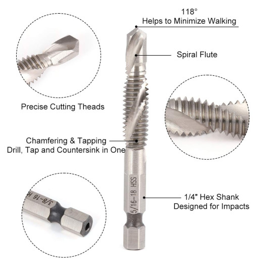 Countersink drill bit online b&q